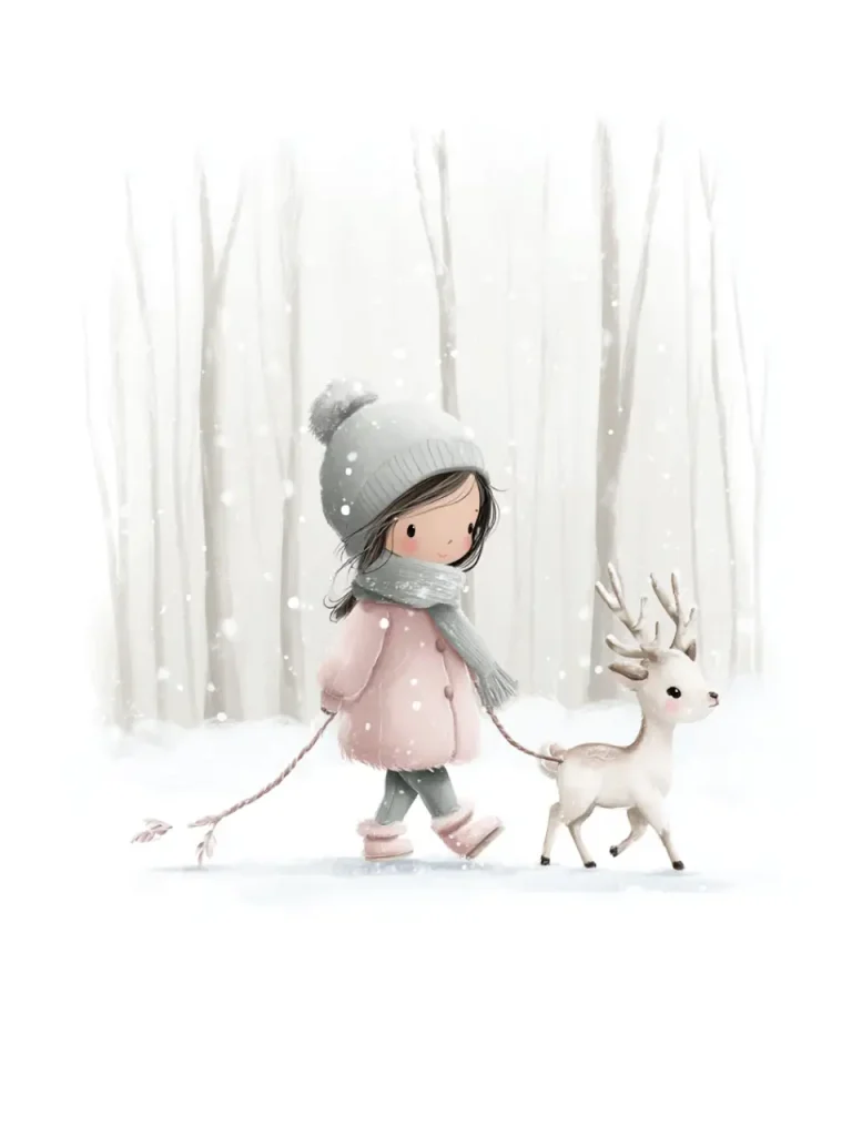 Poster For Children Room – Winter Walk