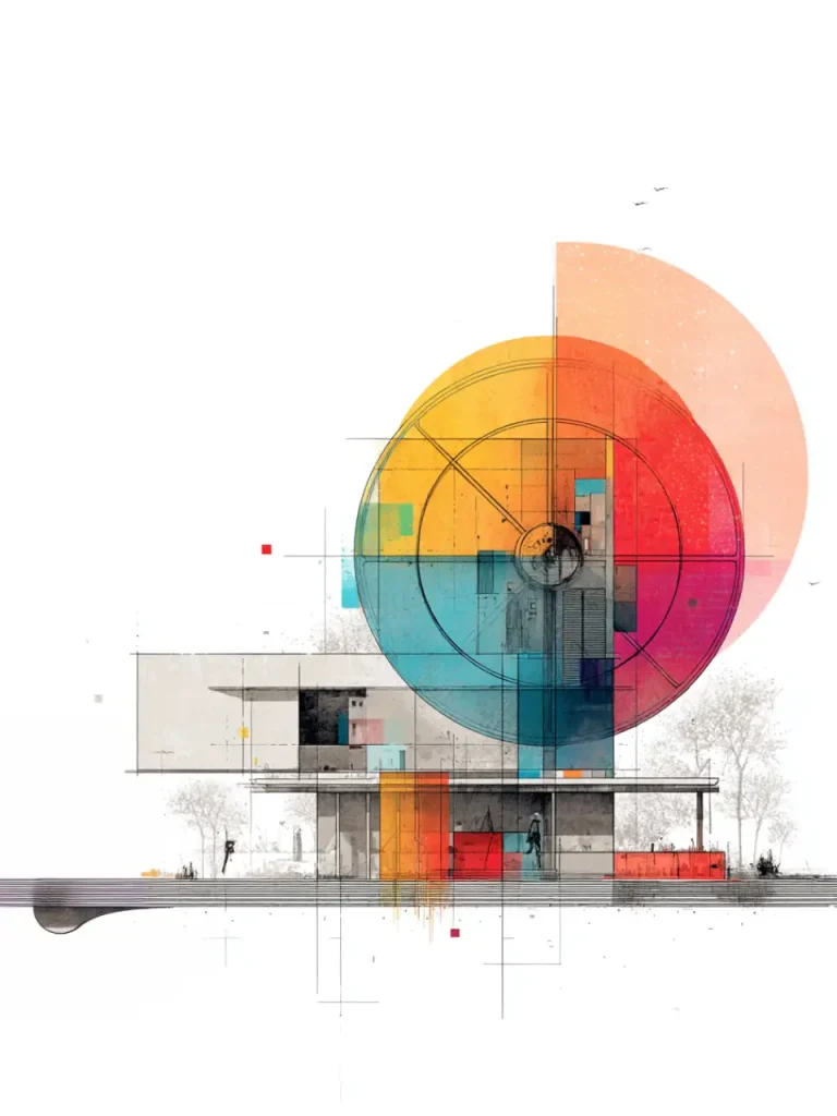 Poster For Living Room – Geometric Balance