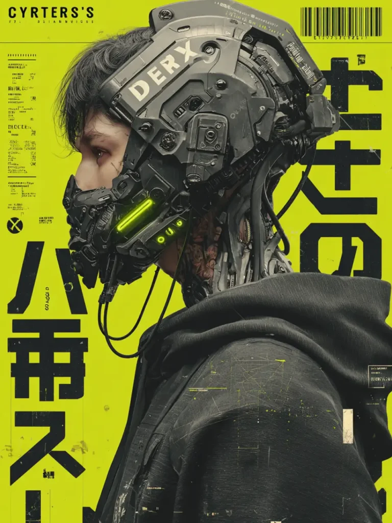 Poster For Gaming Room – Cyberpunk Profile